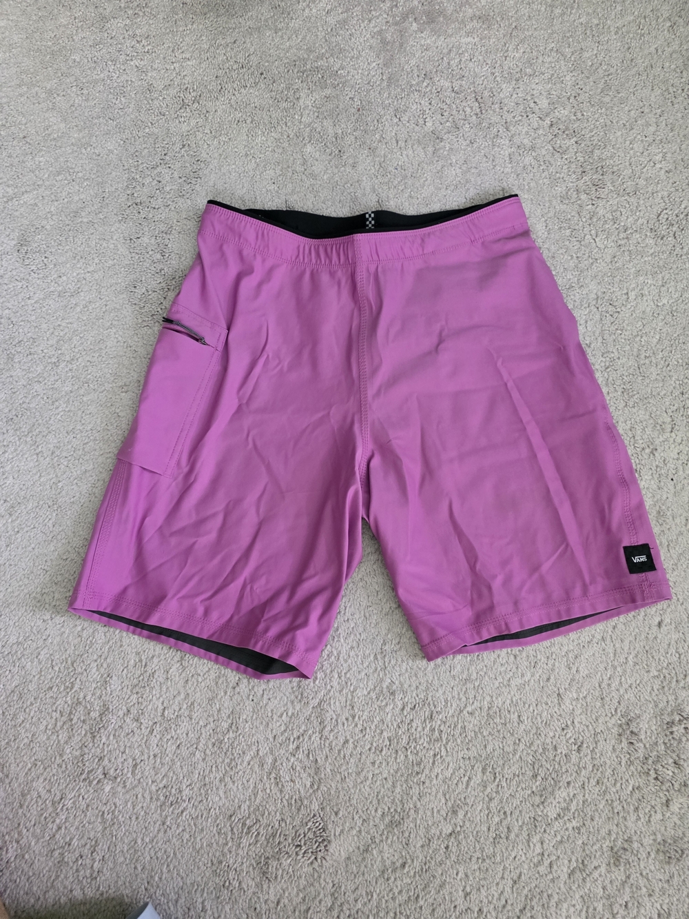 Vans Men’s Bright Pink Hybrid Board Shorts